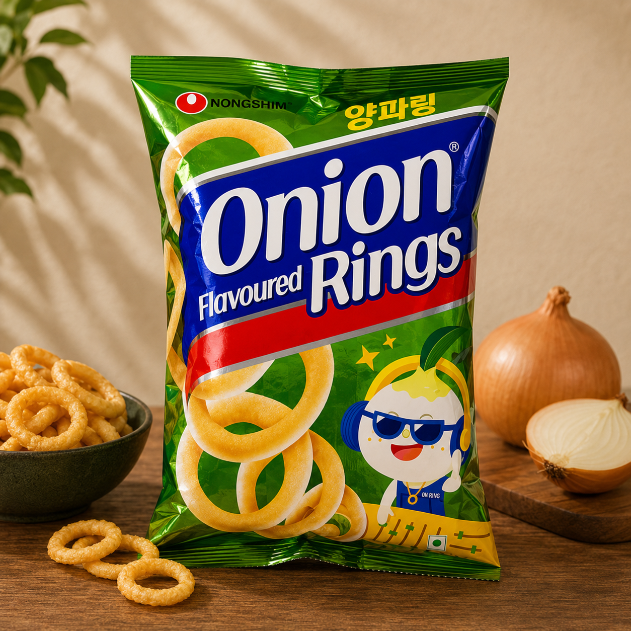 Nongshim Onion Rings – Original Smag Nongshim Onion Rings – Original Smag - Billede 1