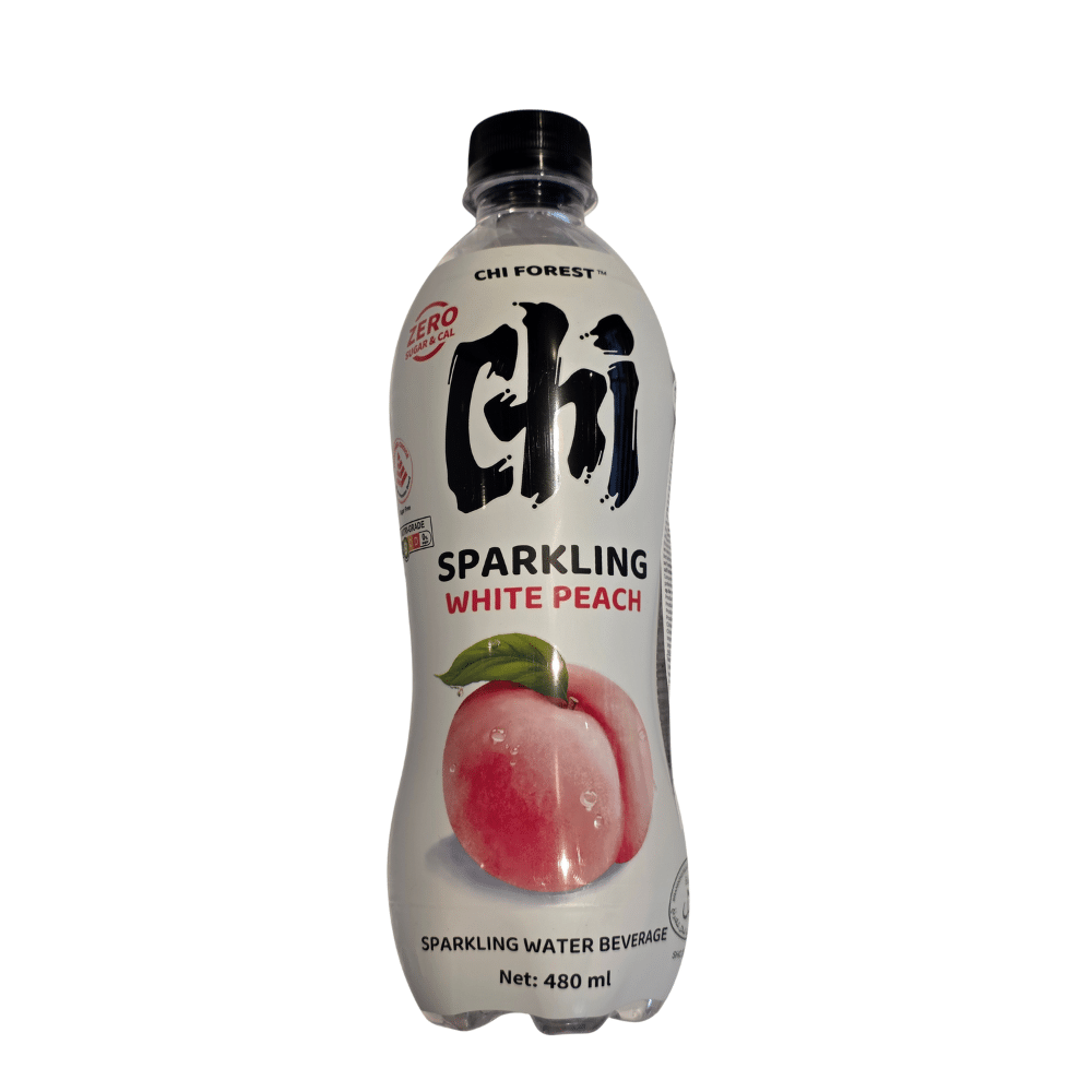 116 Chi Forest Sukkerfri Danskvand med Hvid Fersken 480 ml - Billede 1