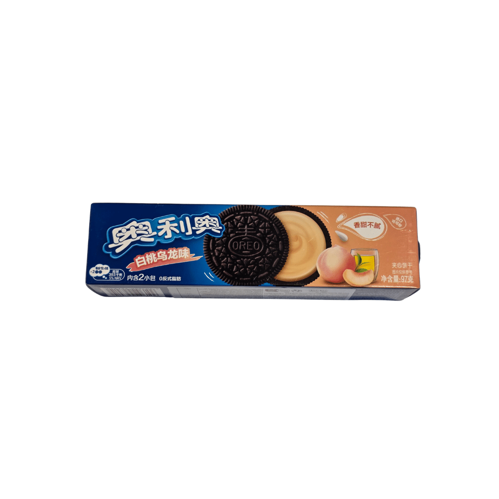 12 Oreo Sandwich Biscuits Hvid Fersken & Oolong 97 g - Billede 1