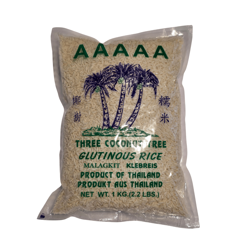 17 Three Coconut Tree Glutinous Rice 1 kg - Billede 1
