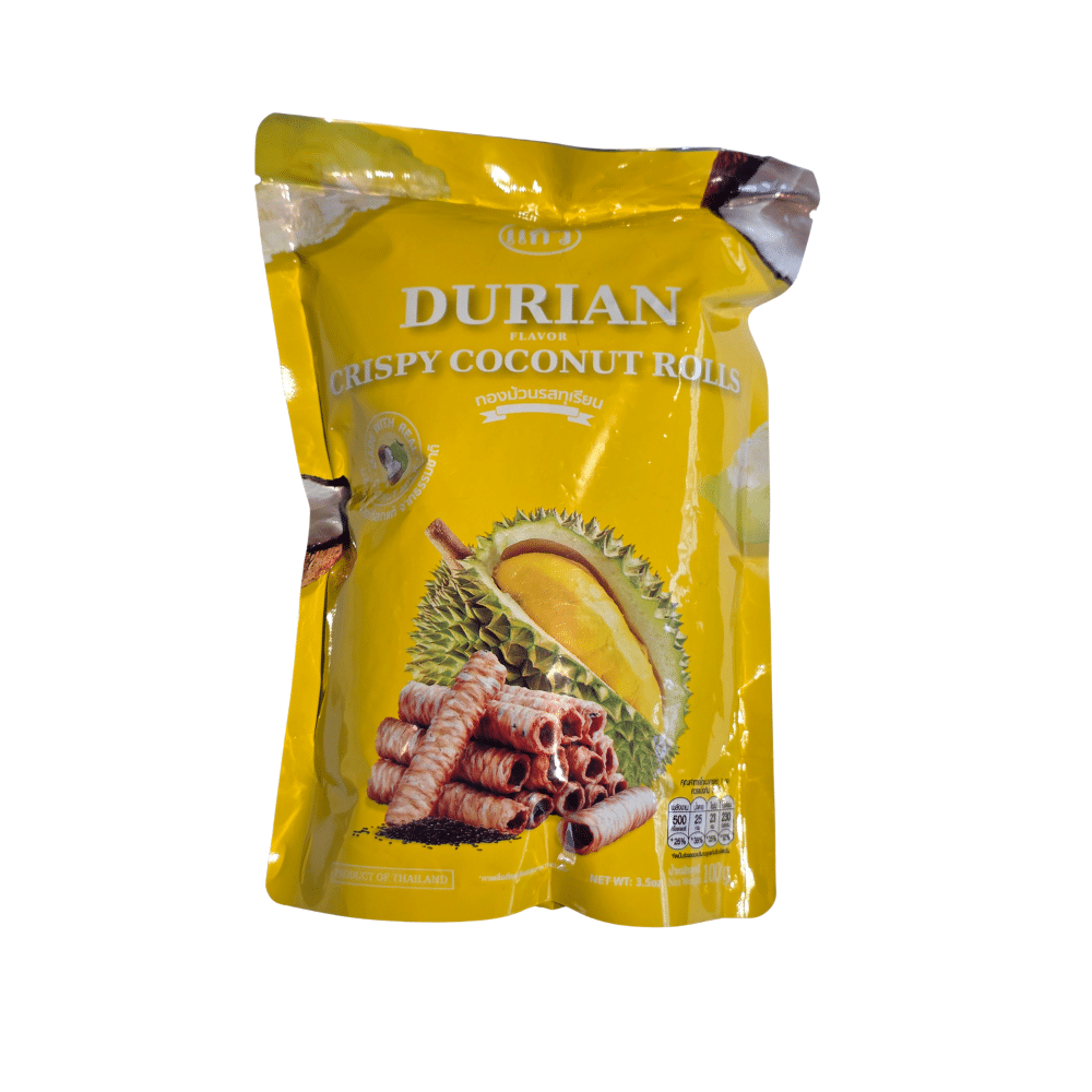 21 Kaew Sprøde Kokosruller med Durian 100 g - Billede 1