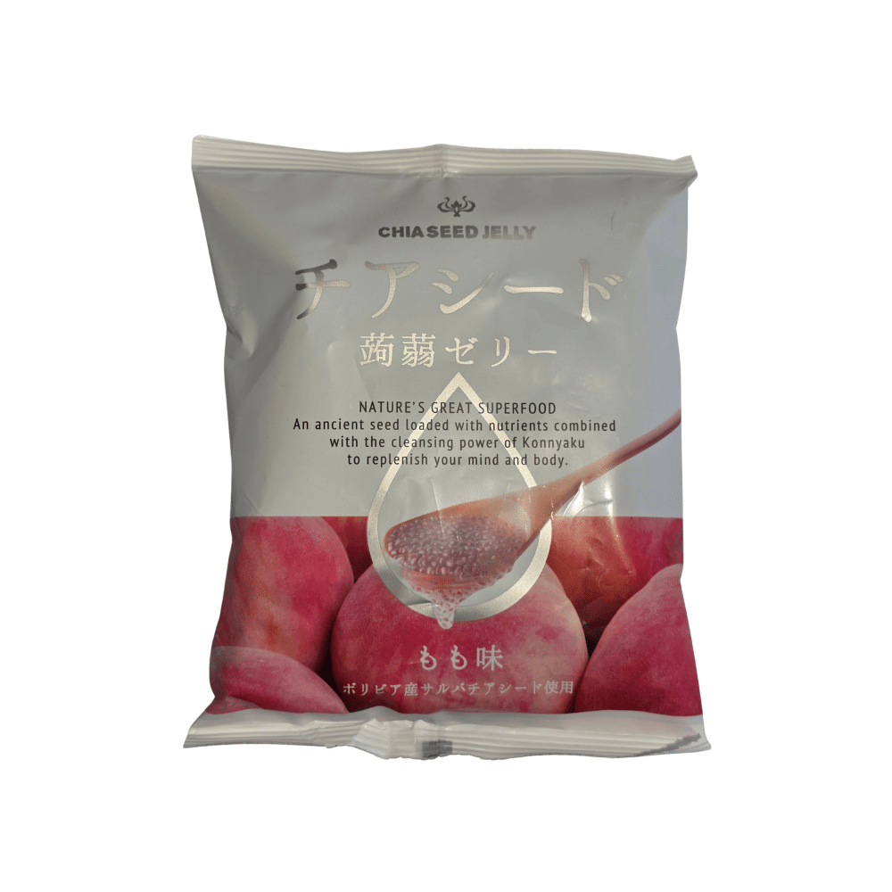 21 Wakasho Chia Seed Jelly Fersken 150 g - Billede 1