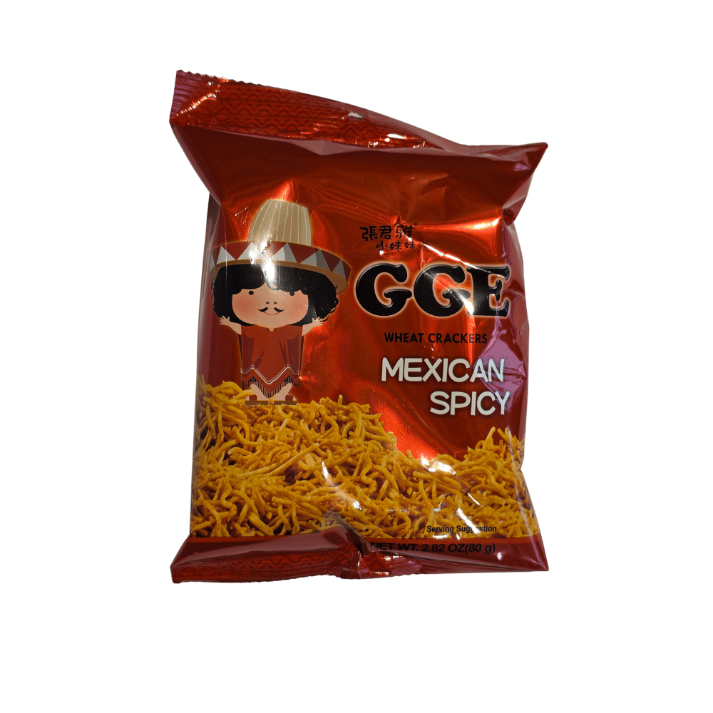22 GGE Wheat Crackers - Mexican Spicy 80 g - Billede 1