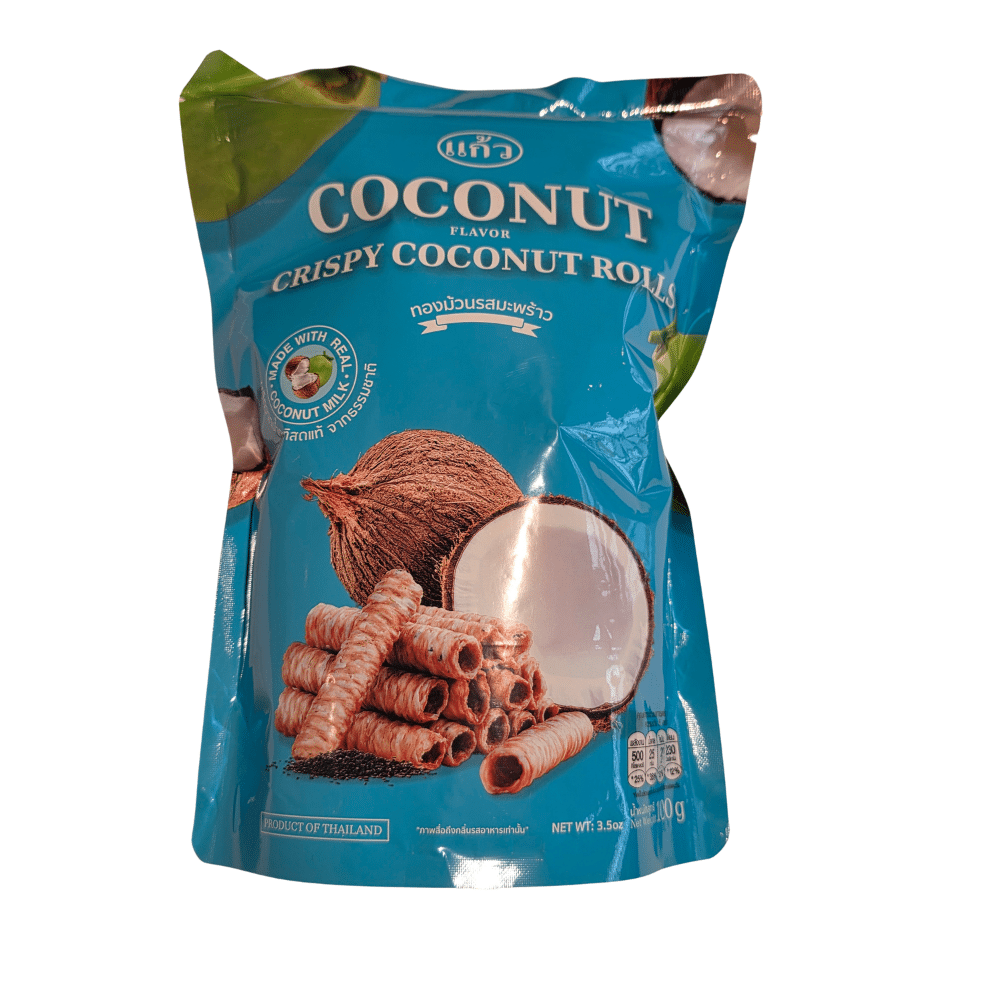 27 Kaew Sprøde Kokosruller Original 100 g - Billede 1