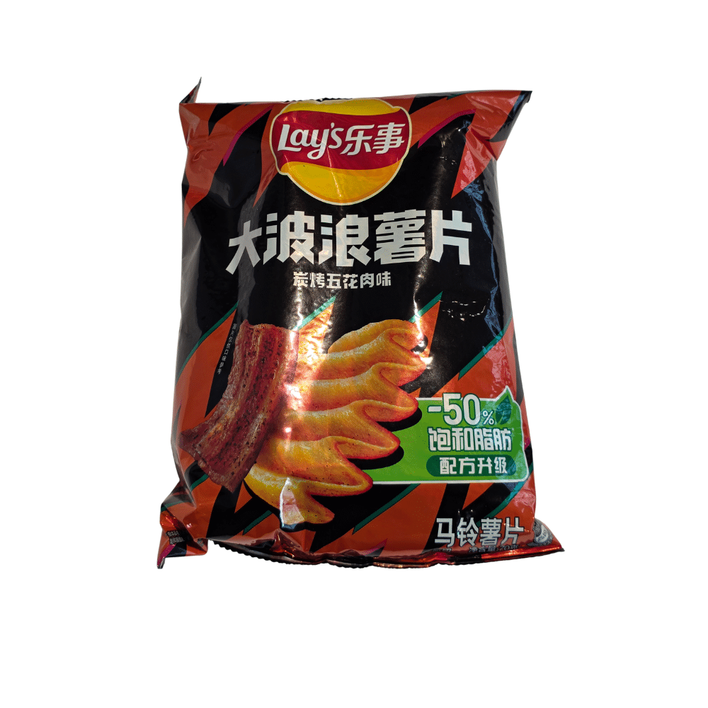 30 Lay's Kartoffelchips med grillet svinekød 70 g - Billede 1