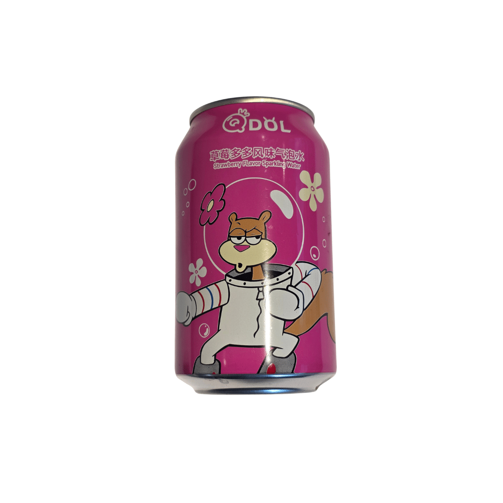 34 QDOL Mousserende Jordbærvand 330 ml - Billede 1