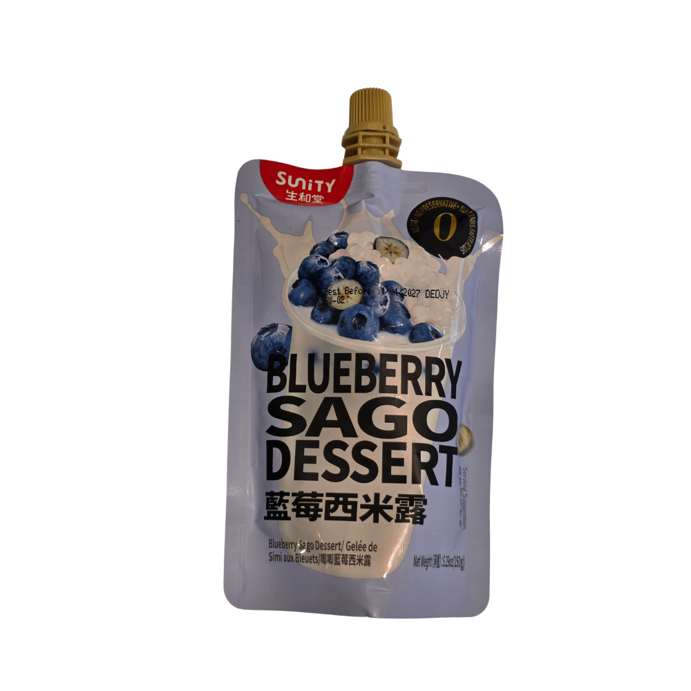 45 Sunity Blueberry Sago Dessert 150 g - Billede 1