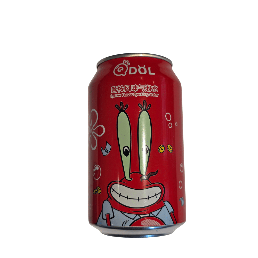 48 QDOL Mousserende Litchivand 330 ml - Billede 1
