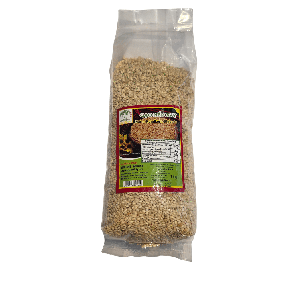 5 TCT Natur-kortkornede sticky rice 1 kg - Billede 1