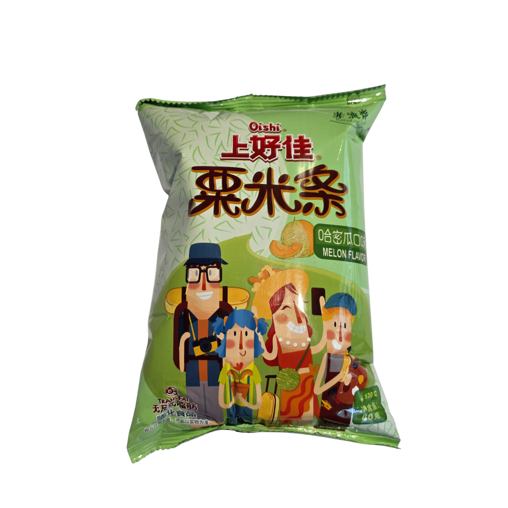 7 Oishi Majssnacks med Melonsmag 40 g - Billede 1