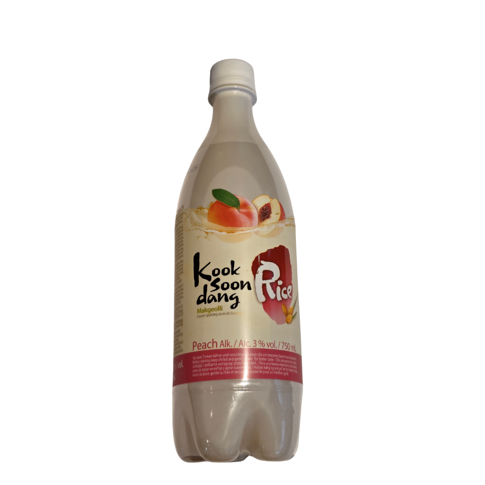 95 Kook Soon Dang Fersken Makgeolli 3% - 750 ml - Billede 1