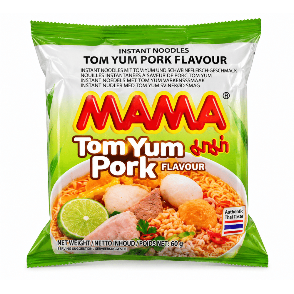 _Mama Instantnudler - Tom Yum Svinekød 60 g Mama Instantnudler - Tom Yum Svinekød 60 g - Billede 1