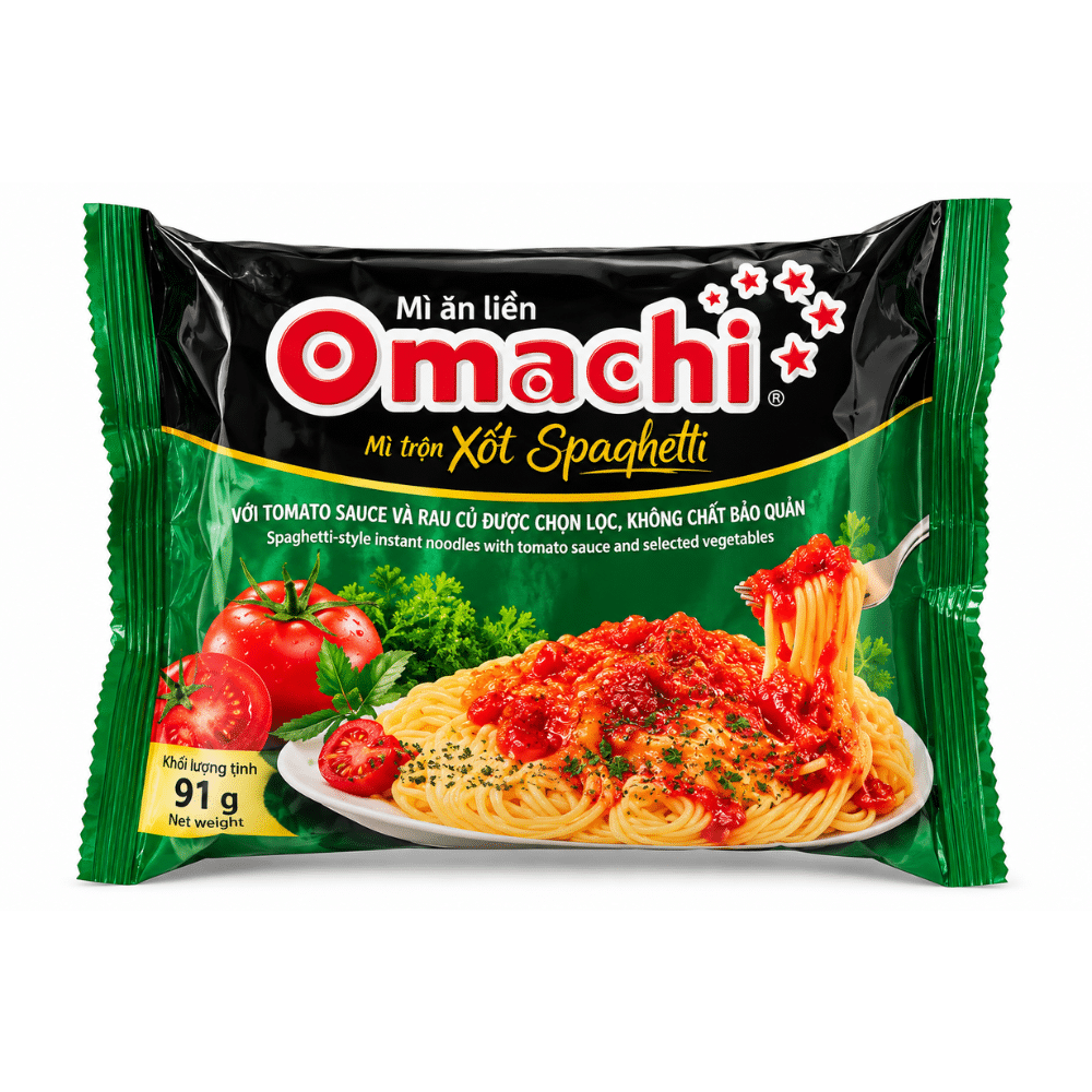 Omachi Instantnudler med Tomatsauce 91 g Omachi Instantnudler med Tomatsauce 91 g - Billede 1