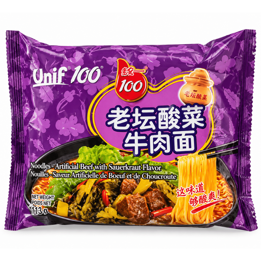Unif 100 Instantnudler Stewed Pork Chop 105 g Unif 100 Instantnudler Stewed Pork Chop 105 g - Billede 1