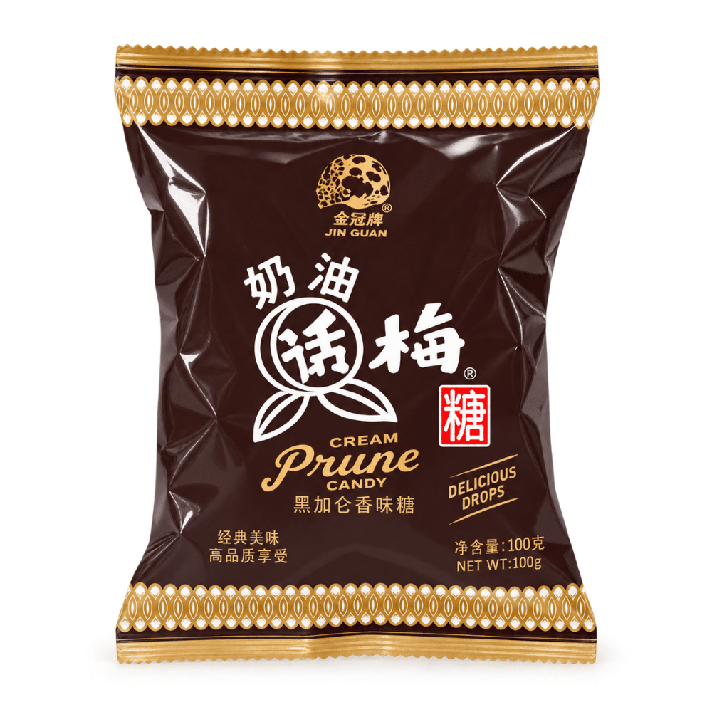 White Rabbit Cream Prune Drops 128 g White Rabbit Cream Prune Drops 128 g - Billede 1