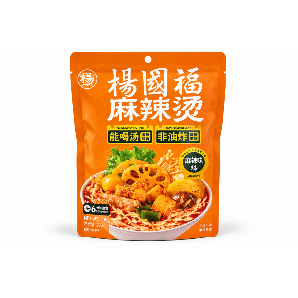 Yangguofu Mala Tang Instantnudler 251 g Yangguofu Mala Tang Instantnudler 251 g - Billede 1